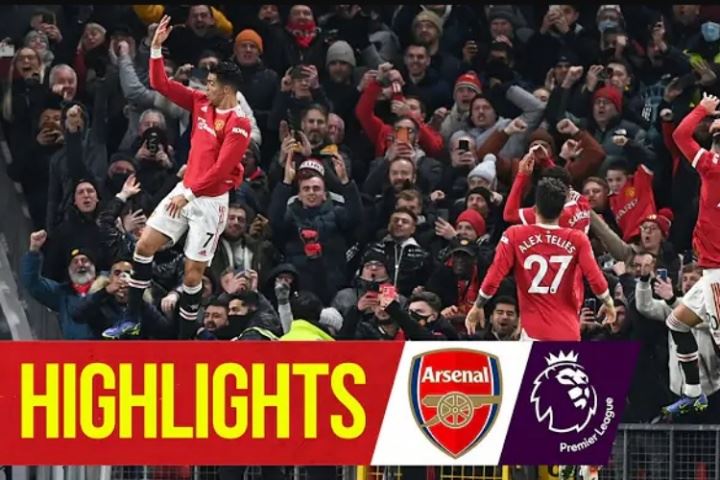 激情对决！21年英超，C罗双响建功，曼联主场3-2力克阿森纳