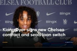 官方：切尔西续约中场小将迪尔至2030年，本赛季将租借荷甲福伦丹